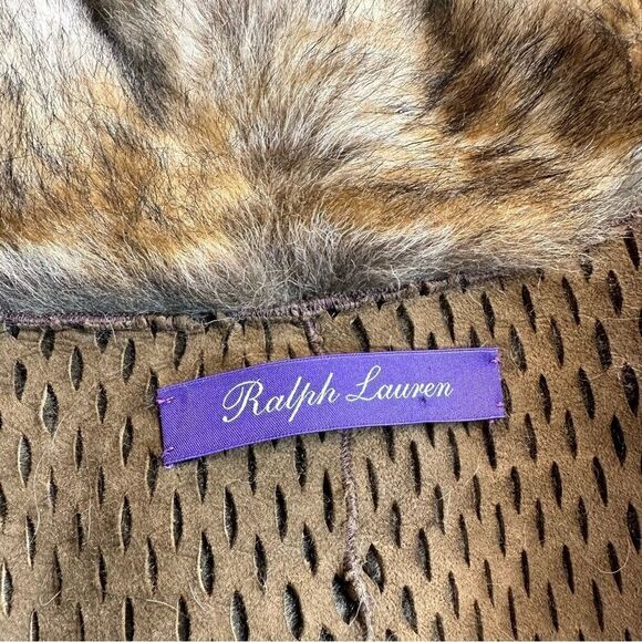 Ralph Lauren Collection * Made in Italy Lamb Shearling Piecework Coat - Picture 3 of 16